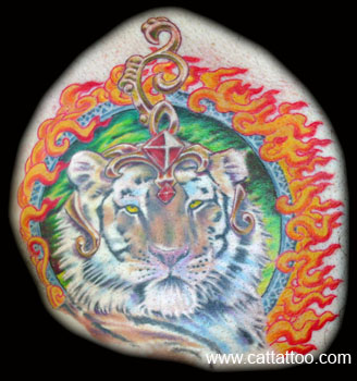 Tattoos - Tibetan Tiger - 23591
